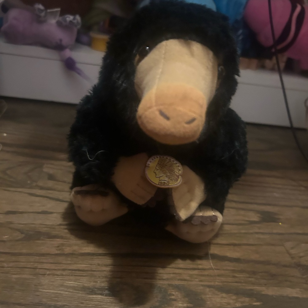 Plush Black and Tan Niffler Toy